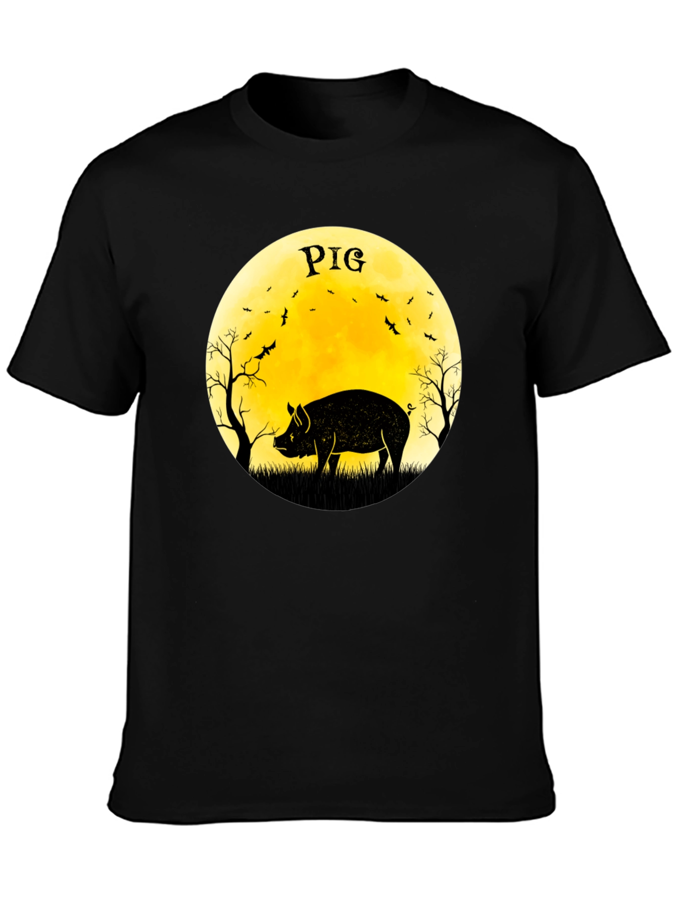 Pig Moon Halloween T-Shirt