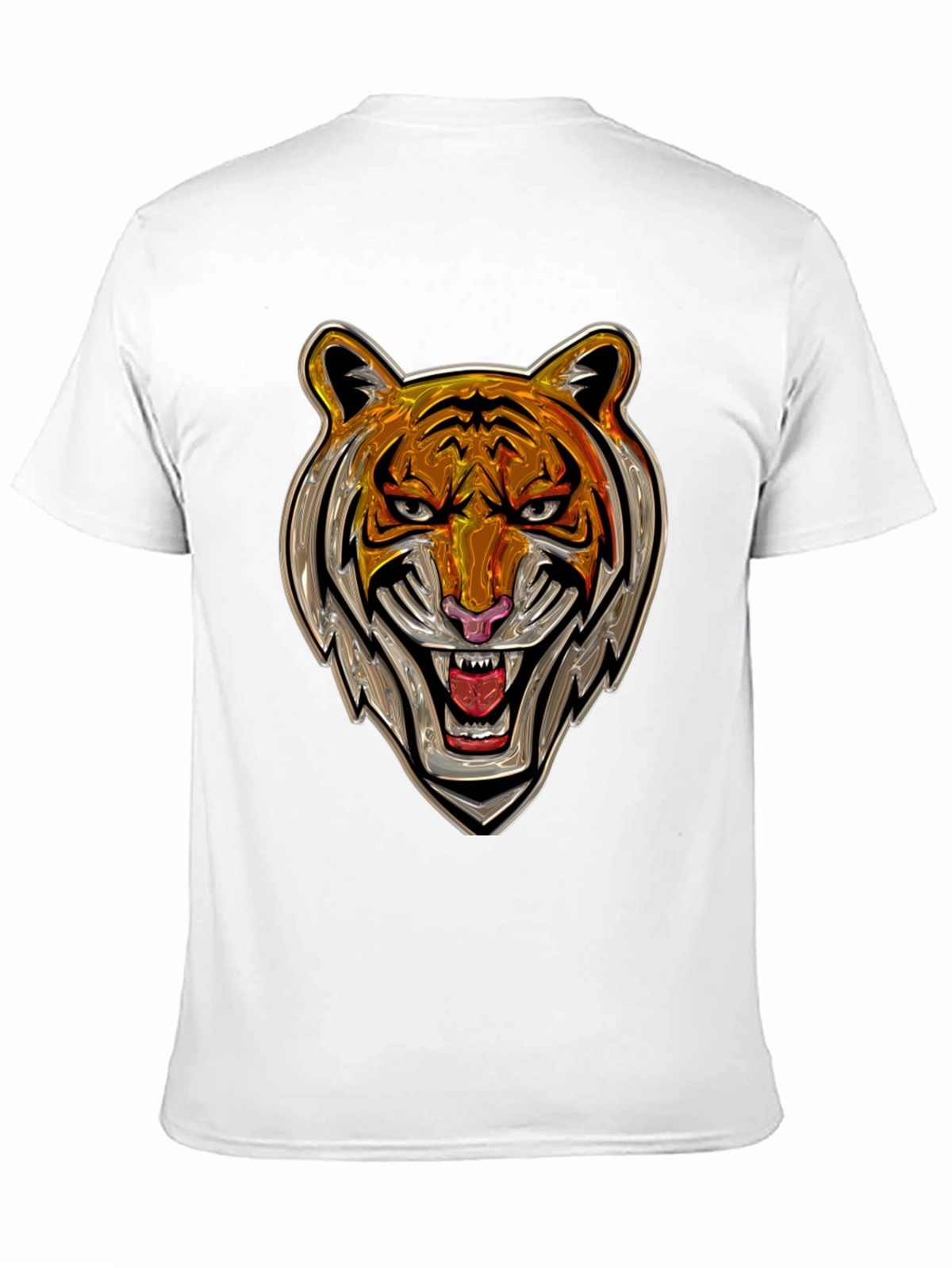 Bold Tiger Graphic T-Shirt - Stylish Animal Print Tee