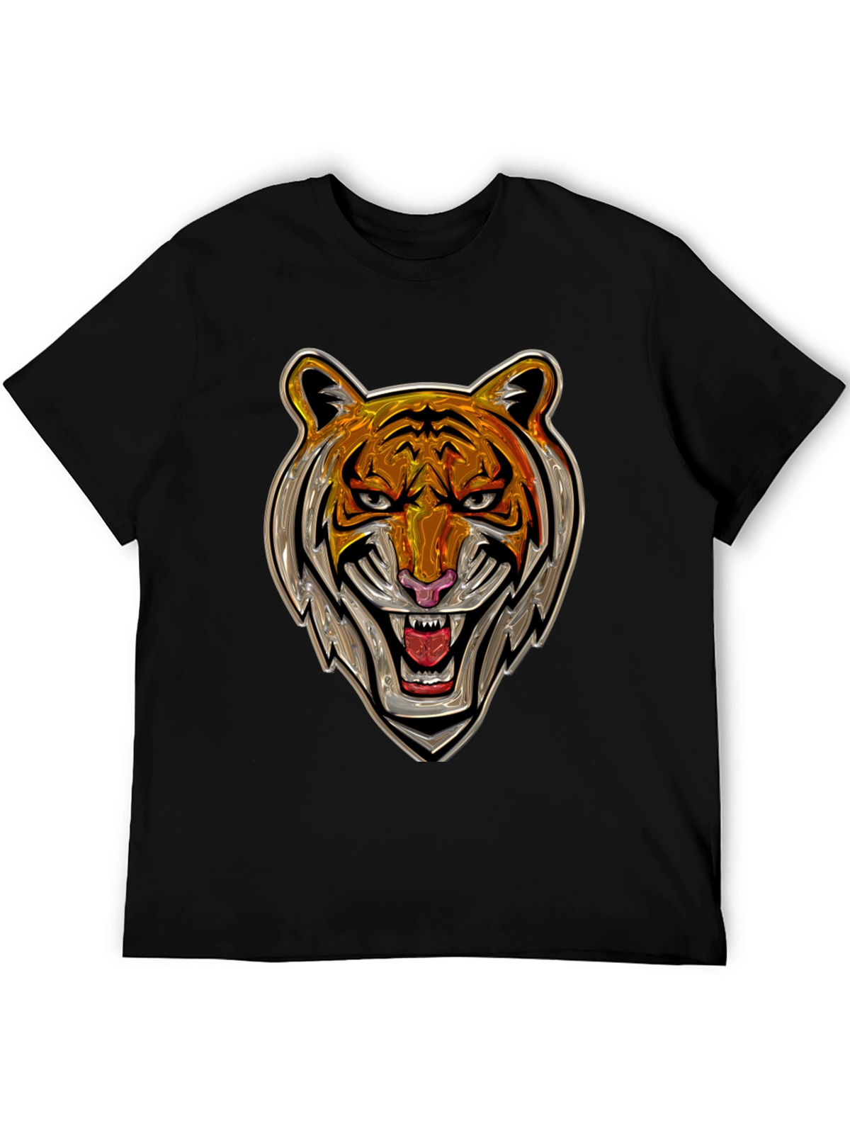 Bold Tiger Graphic T-Shirt - Stylish Animal Print Tee