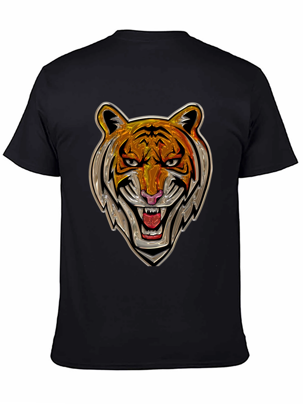 Bold Tiger Graphic T-Shirt - Stylish Animal Print Tee