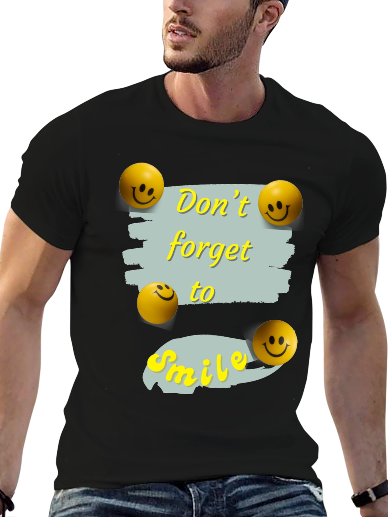 Dont Forget to Smile Graphic Tee