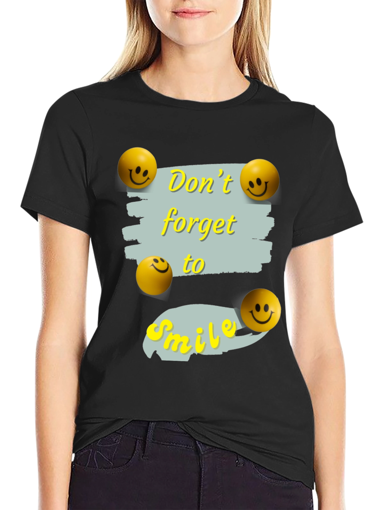Dont Forget to Smile Graphic Tee