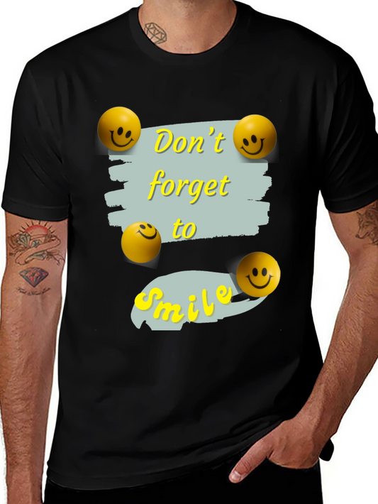 Dont Forget to Smile Graphic Tee