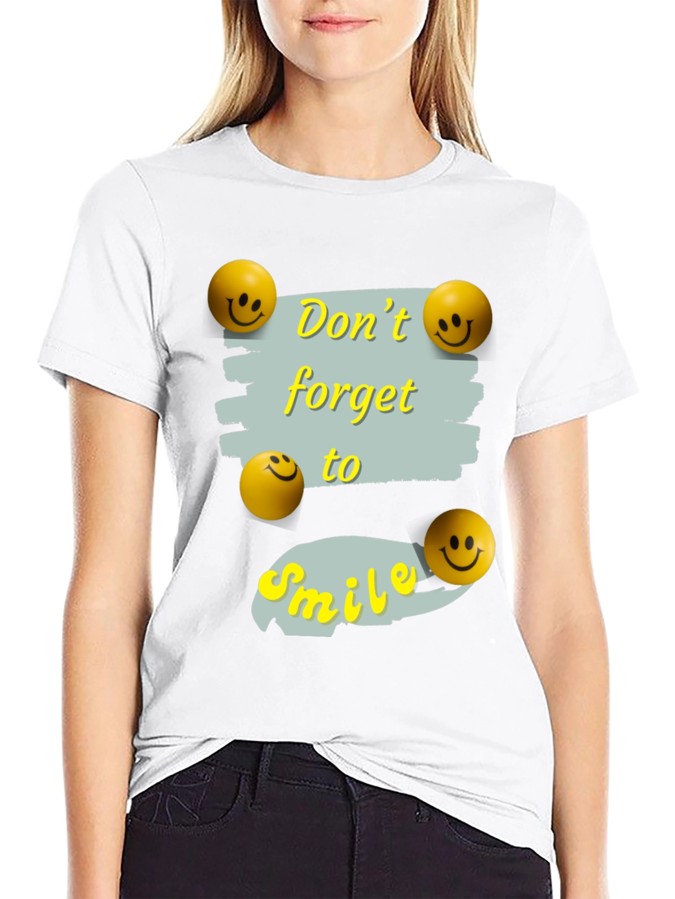 Dont Forget to Smile Graphic Tee