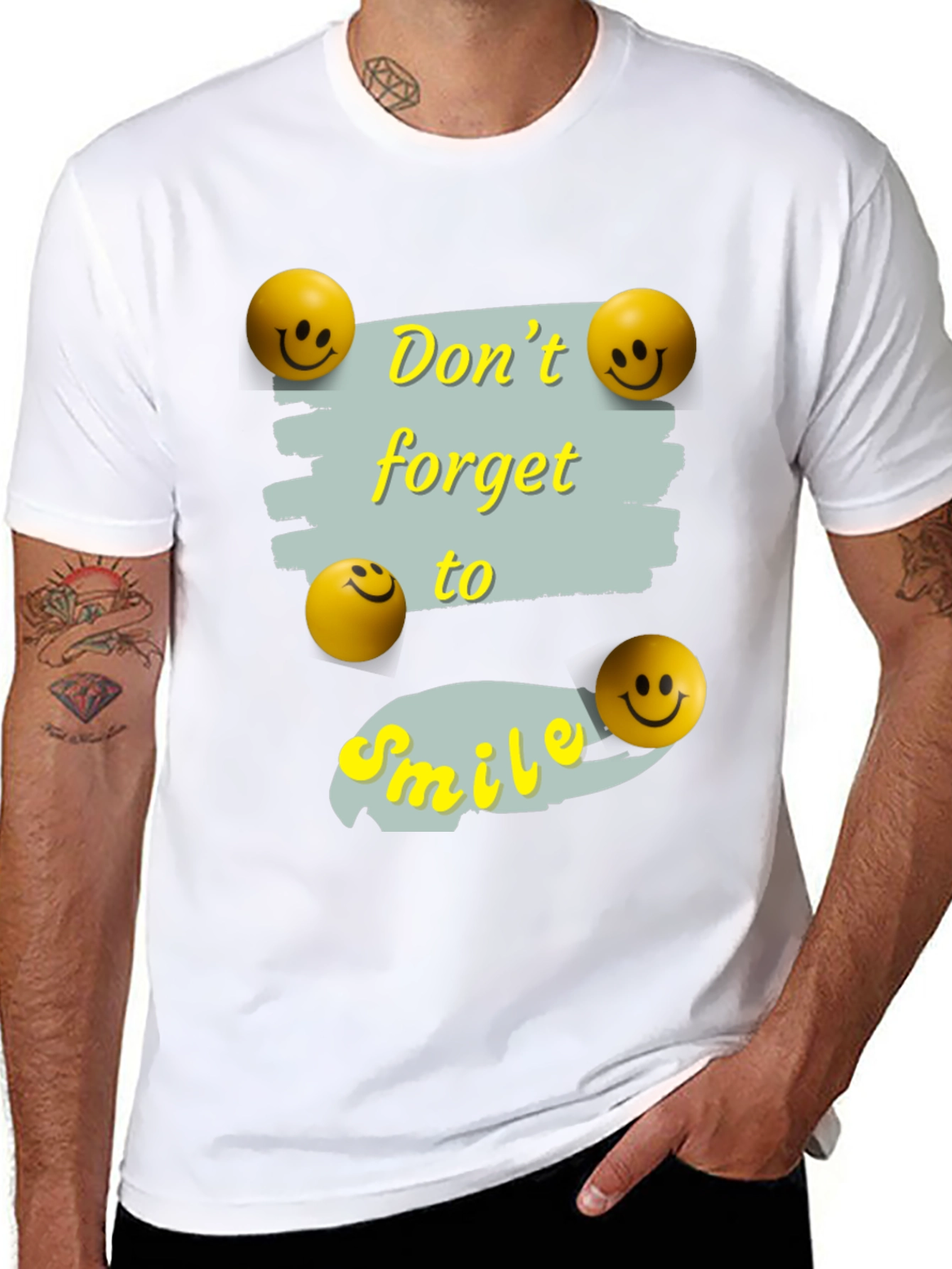 Dont Forget to Smile Graphic Tee