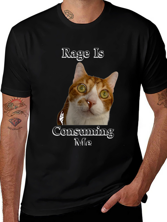 Rage Is Consuming Me Cat T-Shirt