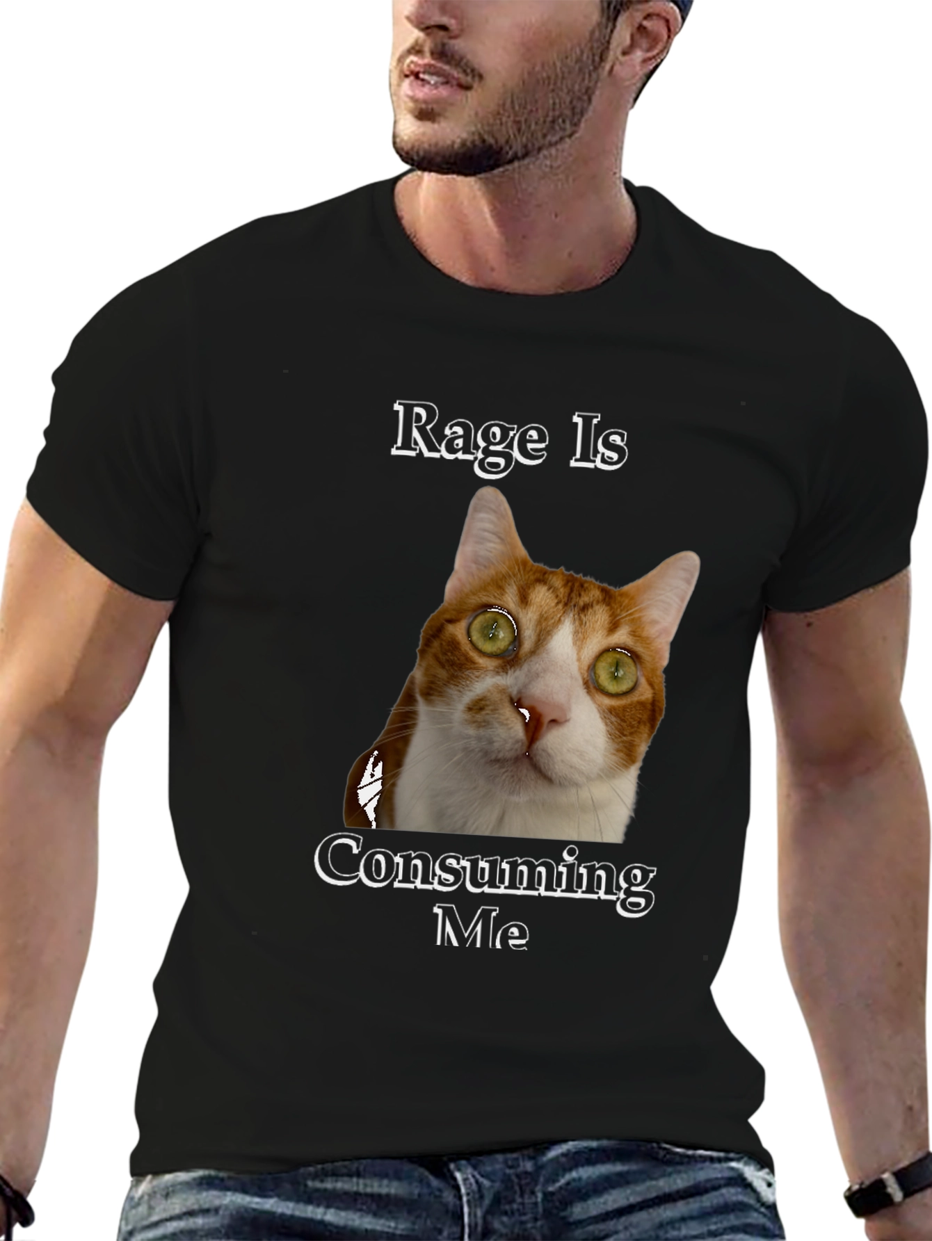 Rage Is Consuming Me Cat T-Shirt