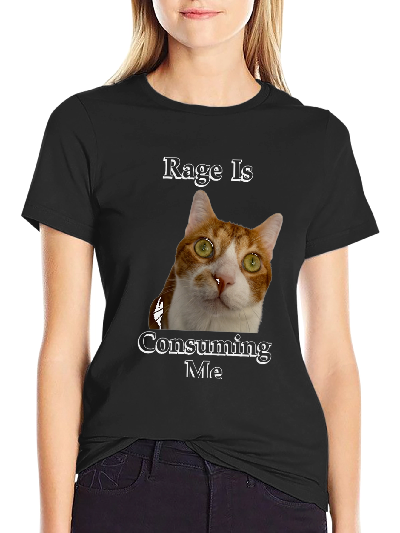 Rage Is Consuming Me Cat T-Shirt