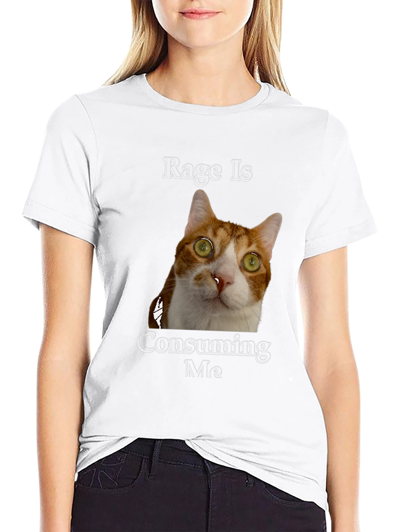 Rage Is Consuming Me Cat T-Shirt