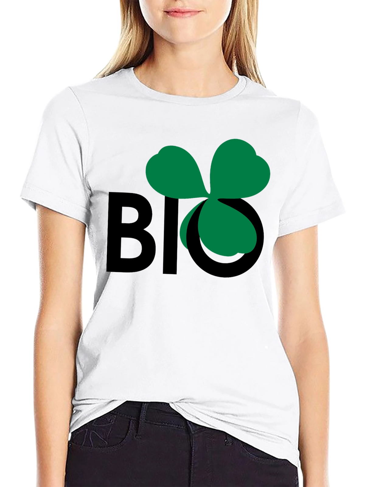 Lucky Big Shamrock Graphic Tee - Soft Cotton Blend