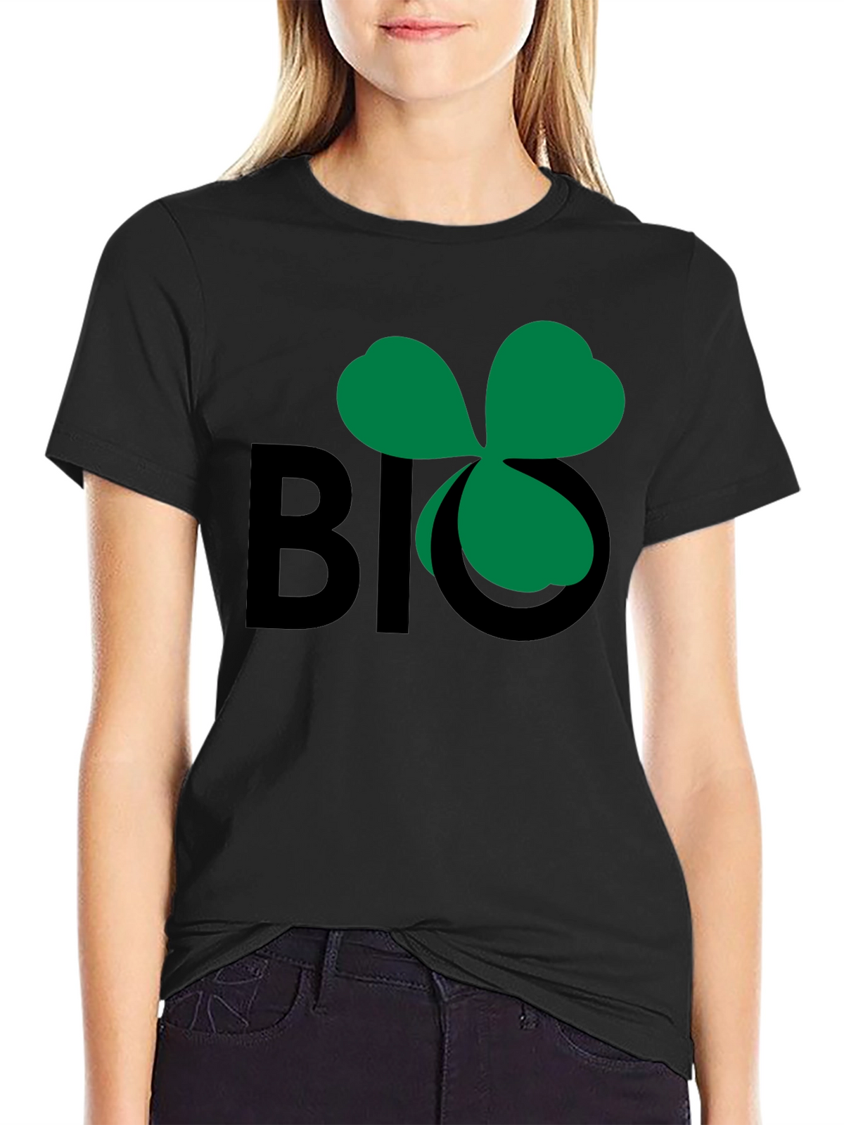 Lucky Big Shamrock Graphic Tee - Soft Cotton Blend