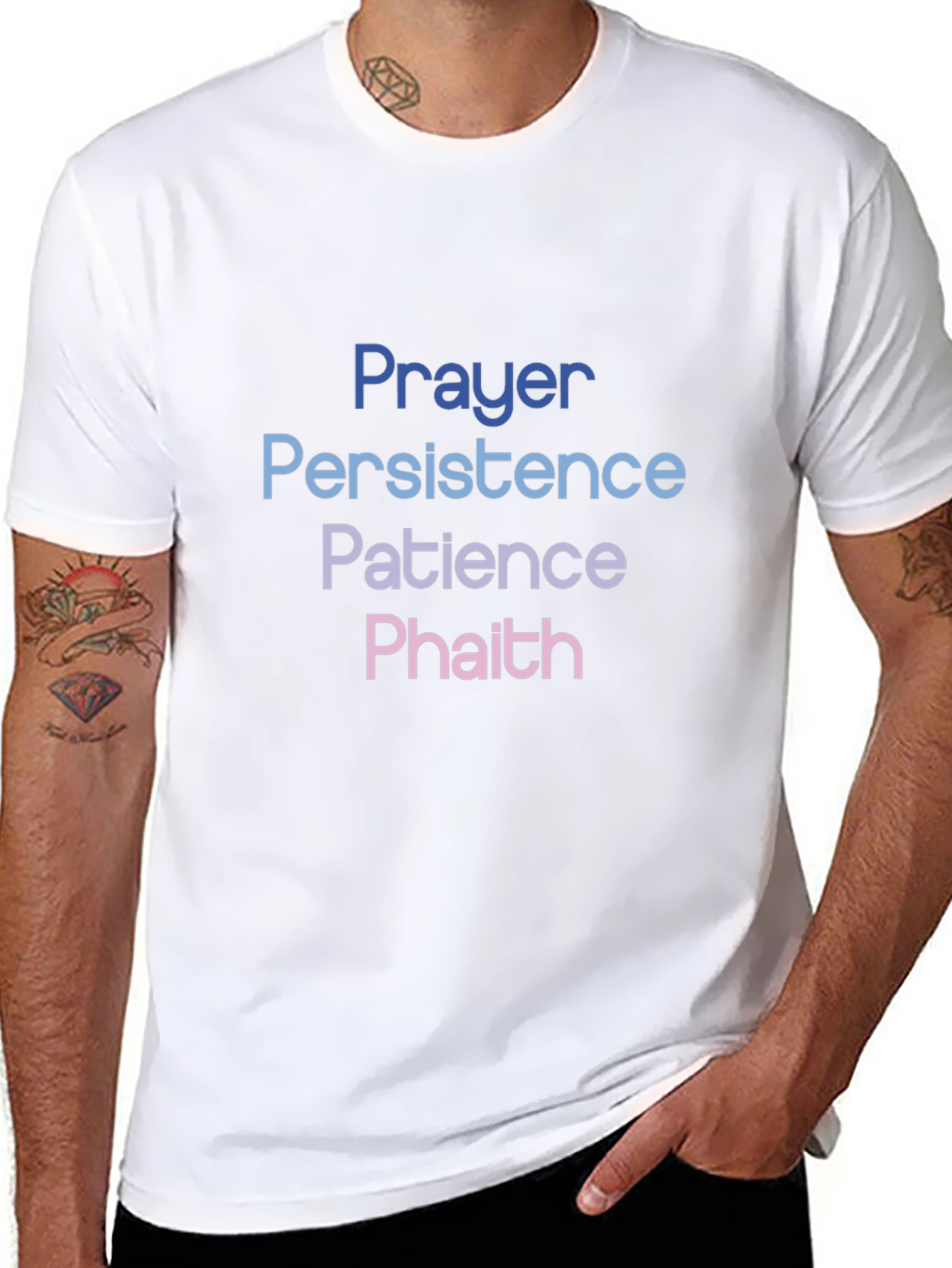 Prayer Persistence Patience Faith T-Shirt