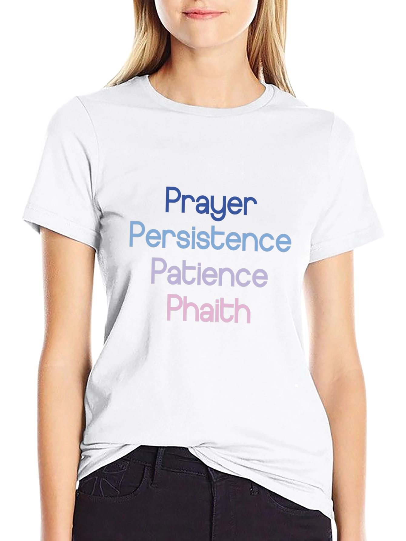 Prayer Persistence Patience Faith T-Shirt