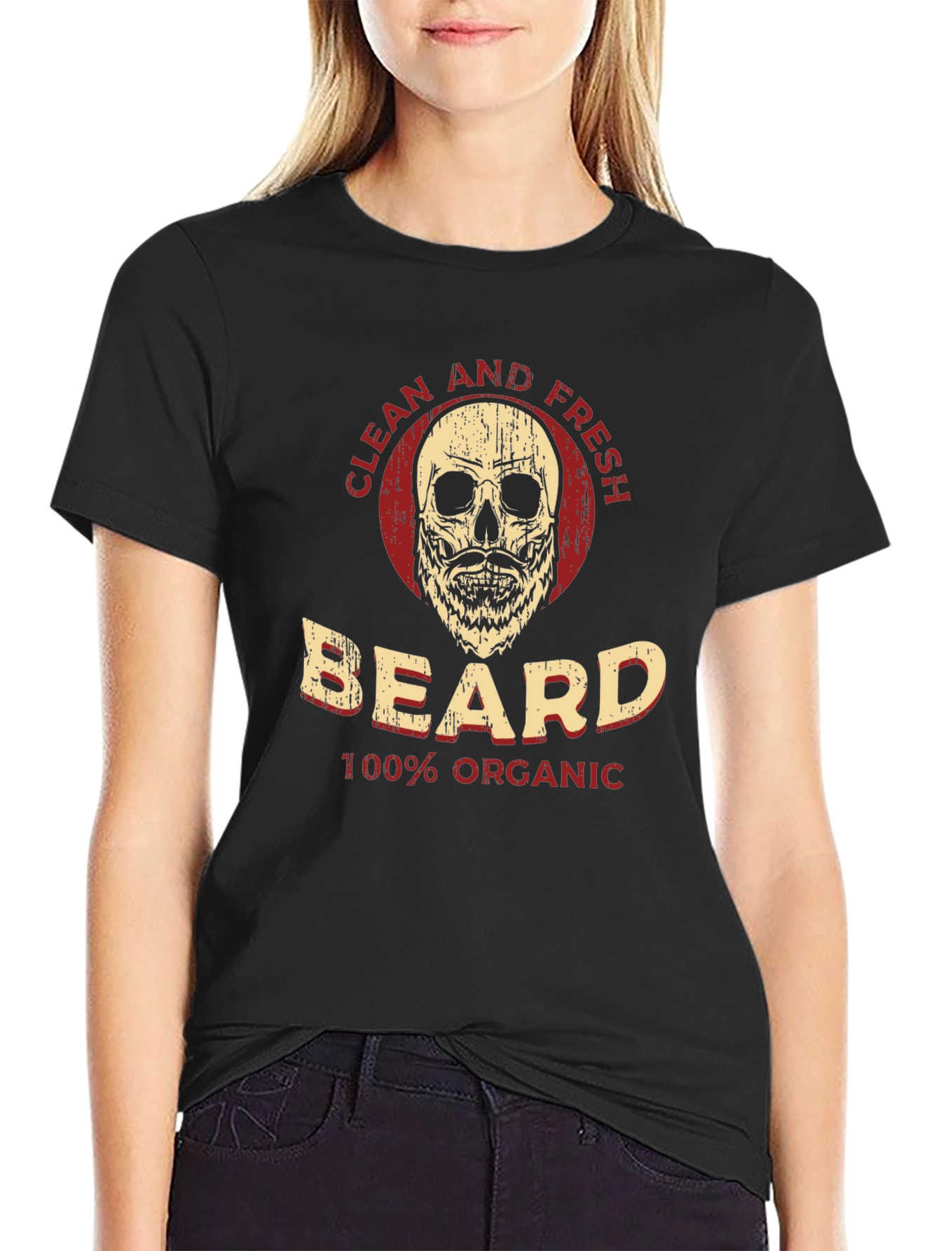 Clean and Fresh Beard T-Shirt - 100% Organic