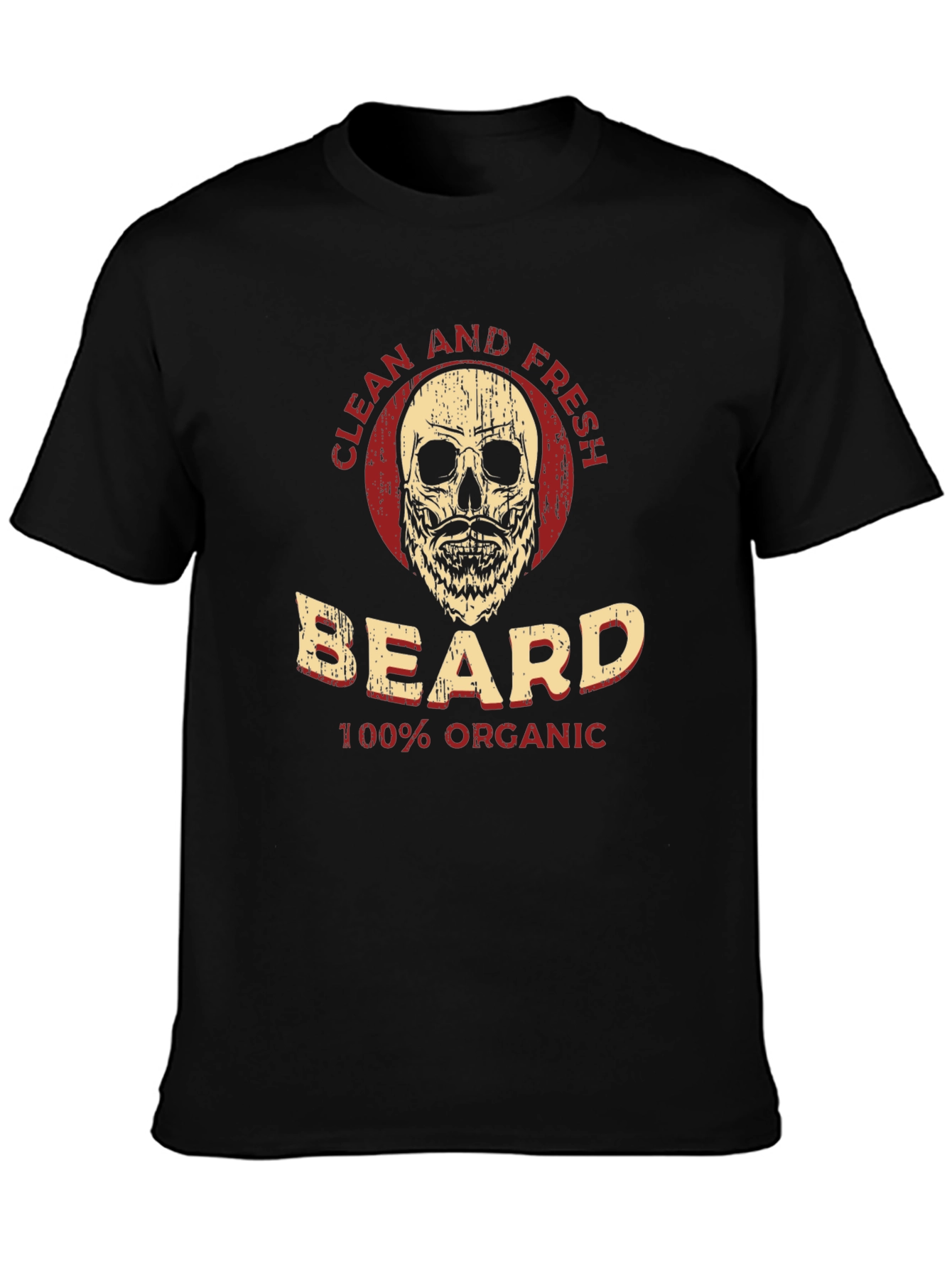 Clean and Fresh Beard T-Shirt - 100% Organic