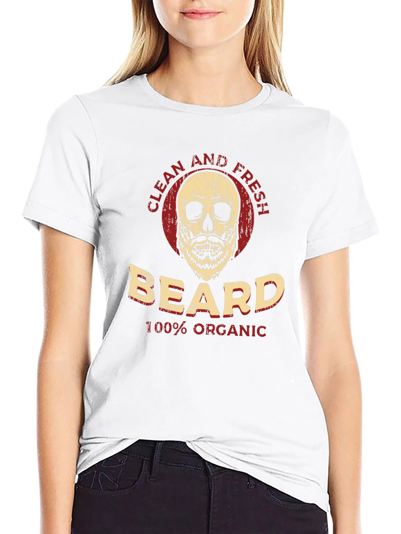 Clean and Fresh Beard T-Shirt - 100% Organic