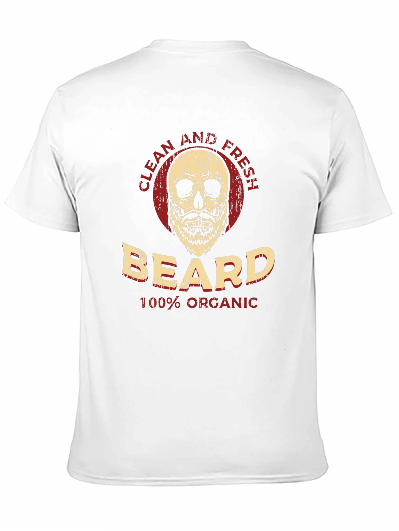 Clean and Fresh Beard T-Shirt - 100% Organic