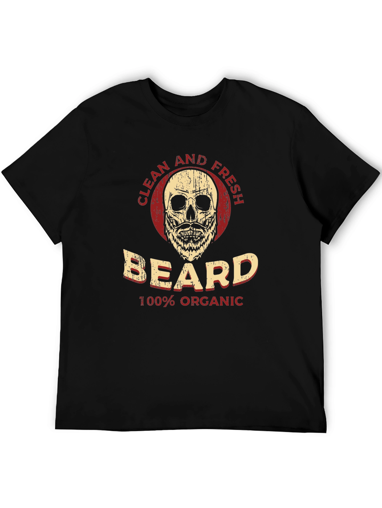 Clean and Fresh Beard T-Shirt - 100% Organic
