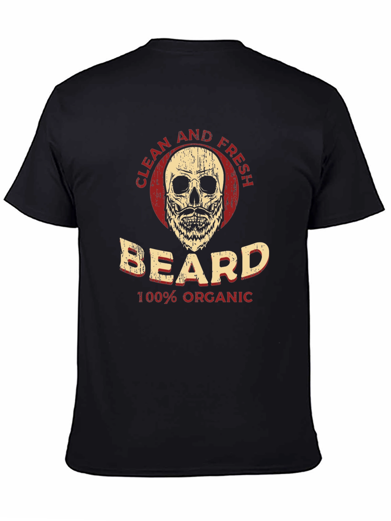 Clean and Fresh Beard T-Shirt - 100% Organic