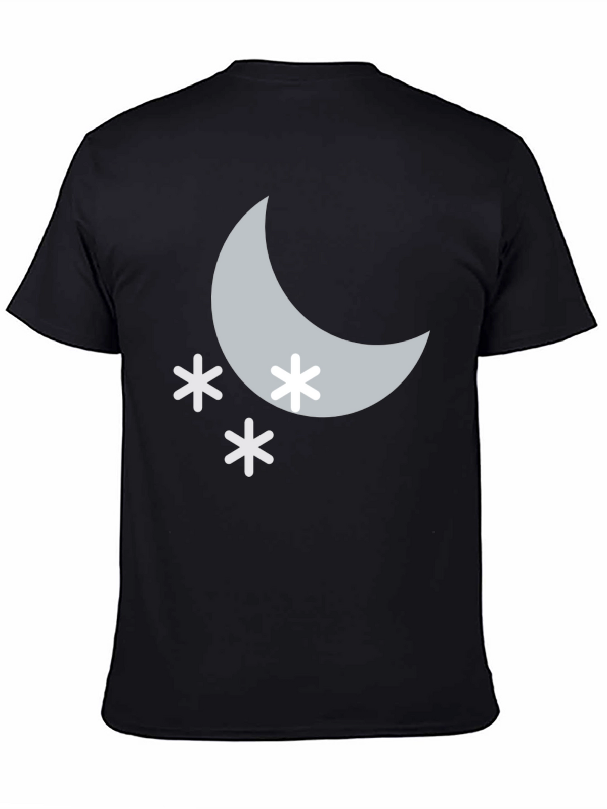 Moon & Stars Black T-Shirt