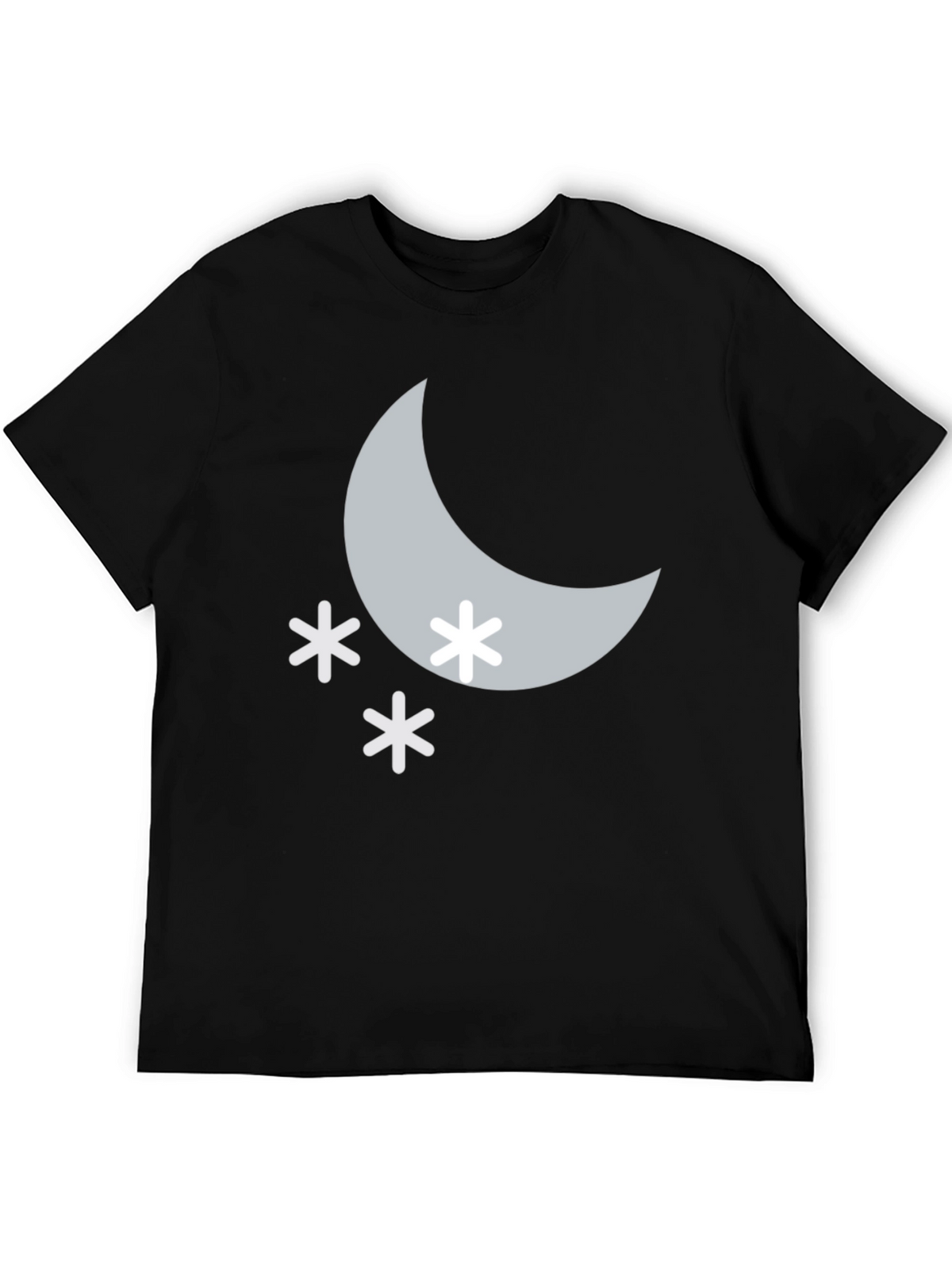 Moon & Stars Black T-Shirt