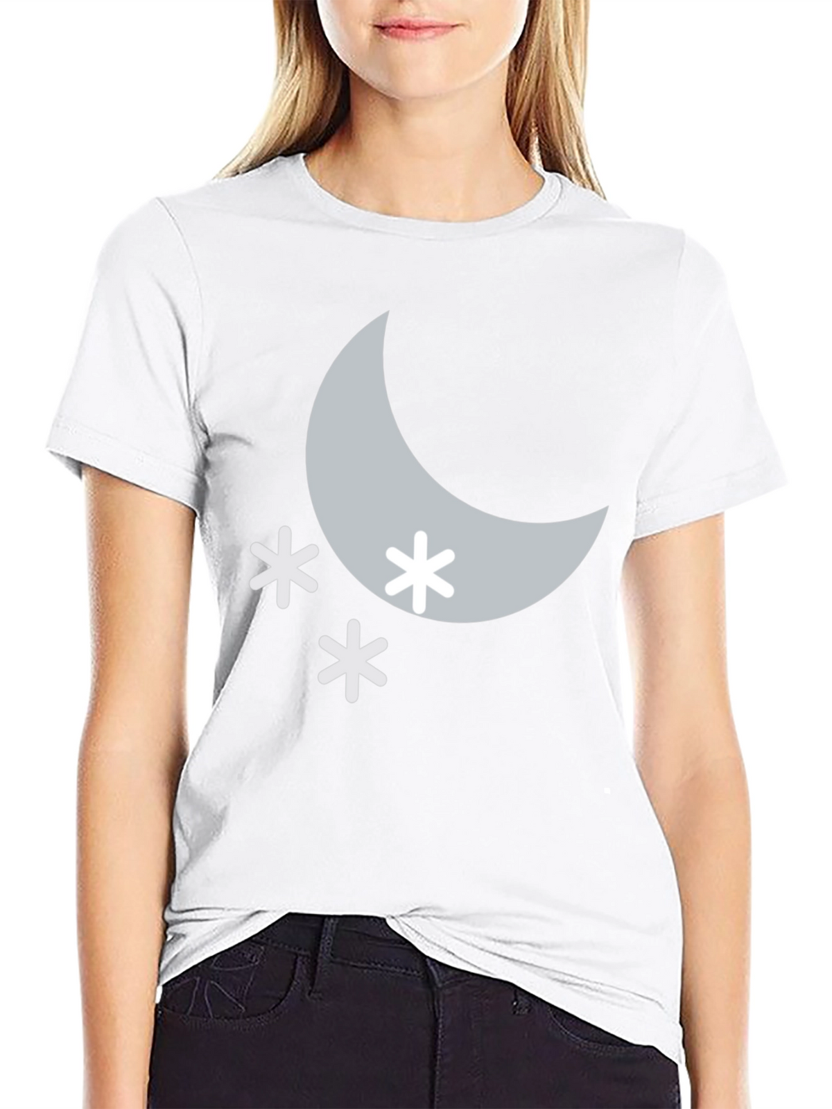 Moon & Stars Black T-Shirt