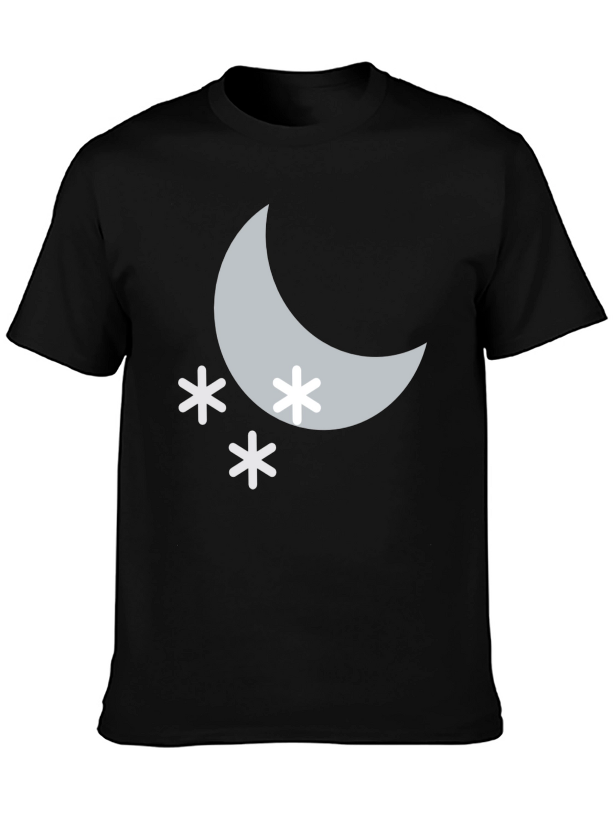 Moon & Stars Black T-Shirt