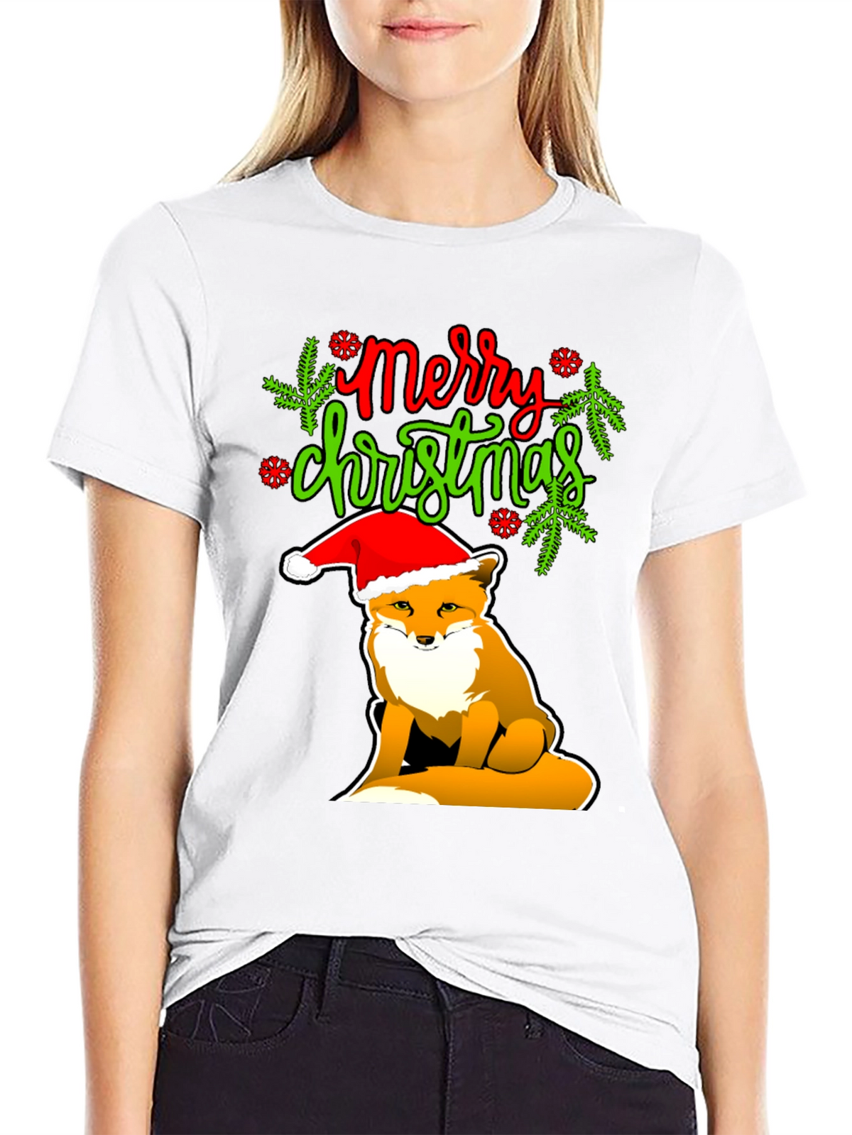 Merry Christmas Fox T-Shirt