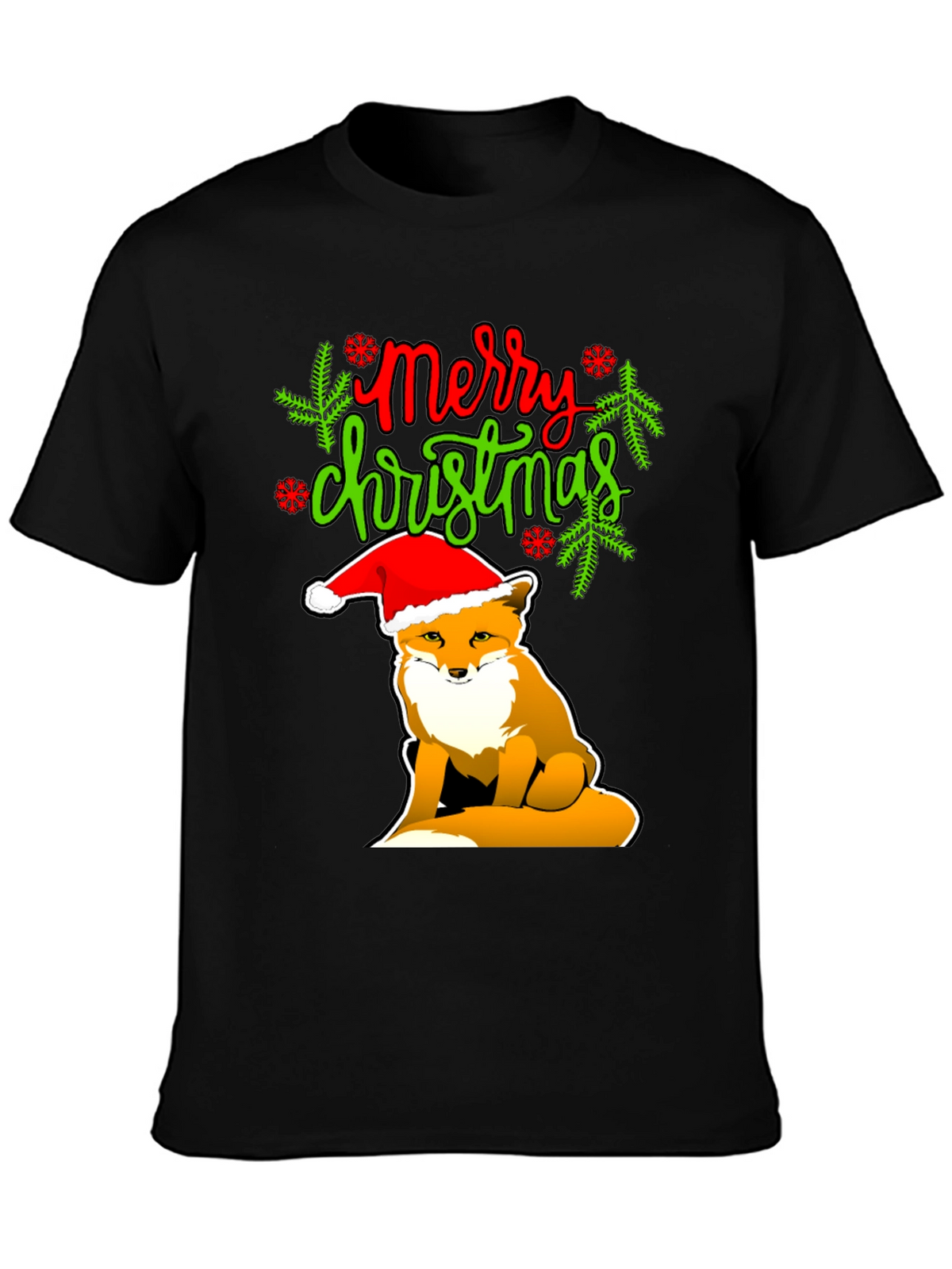 Merry Christmas Fox T-Shirt