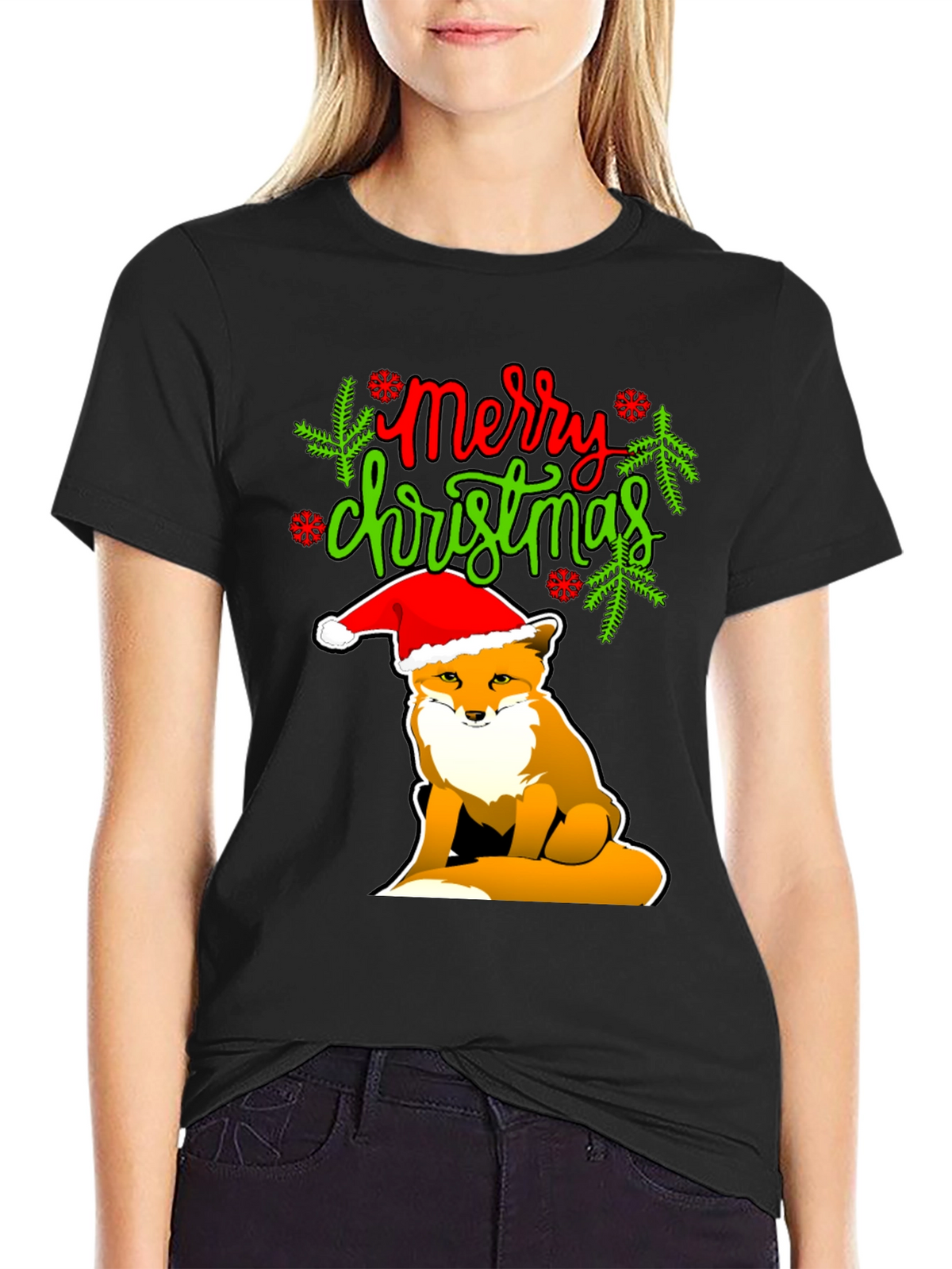 Merry Christmas Fox T-Shirt