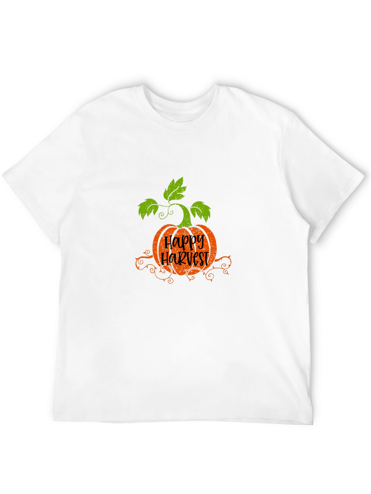 Happy Harvest Pumpkin Graphic T-Shirt