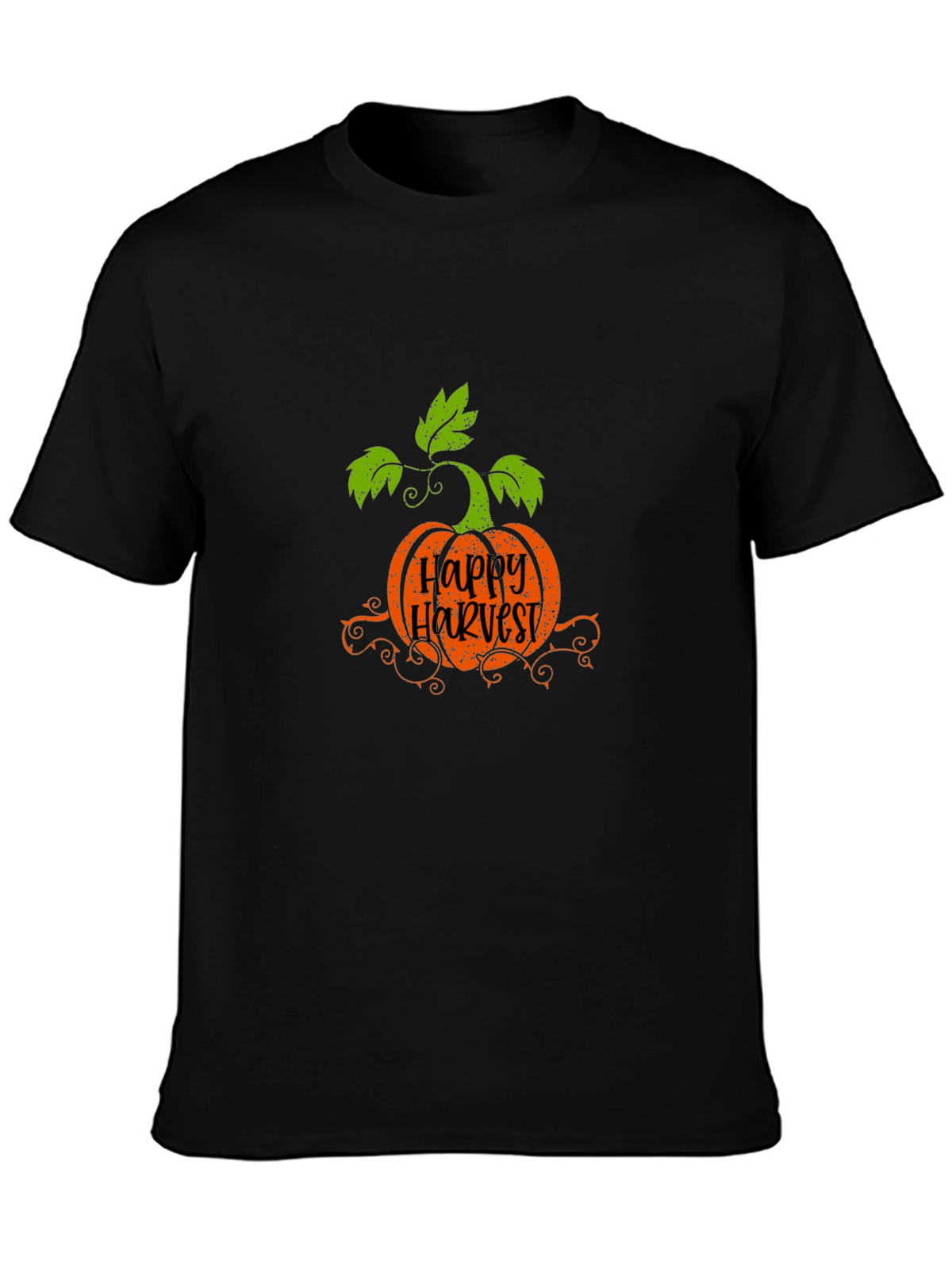 Happy Harvest Pumpkin Graphic T-Shirt