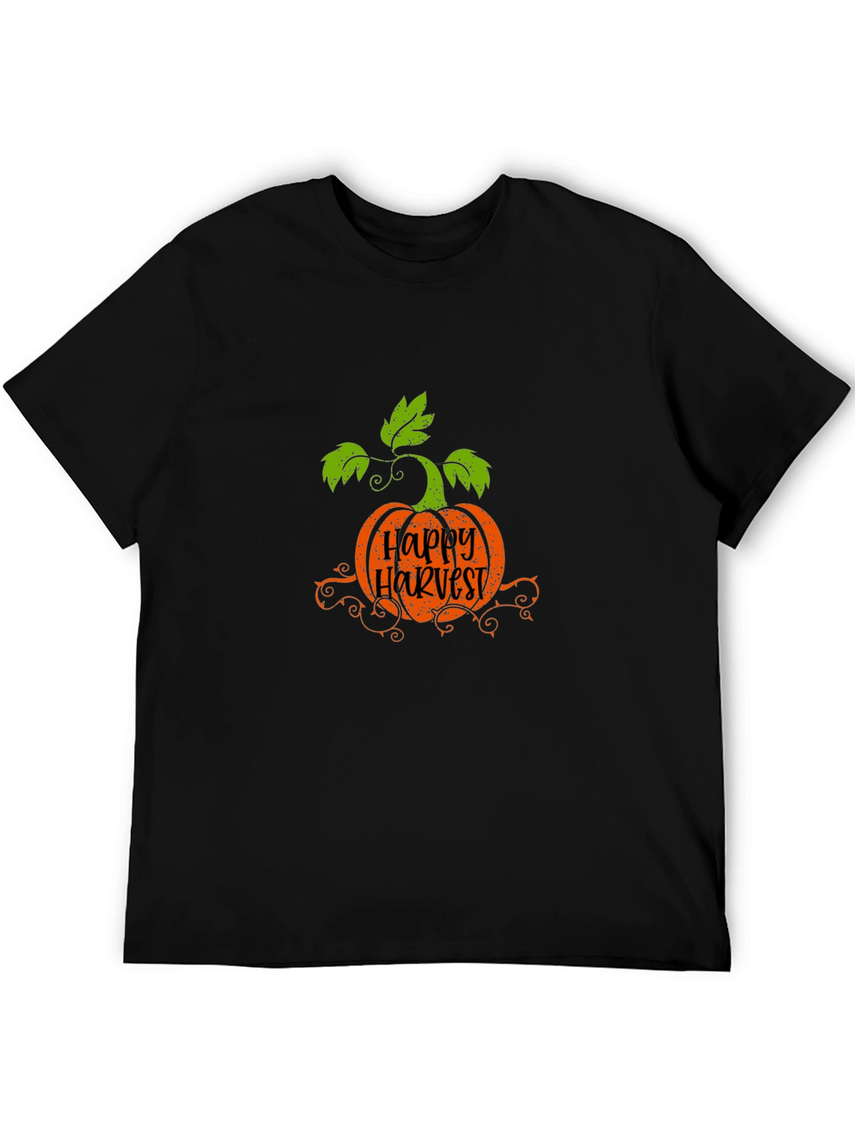 Happy Harvest Pumpkin Graphic T-Shirt