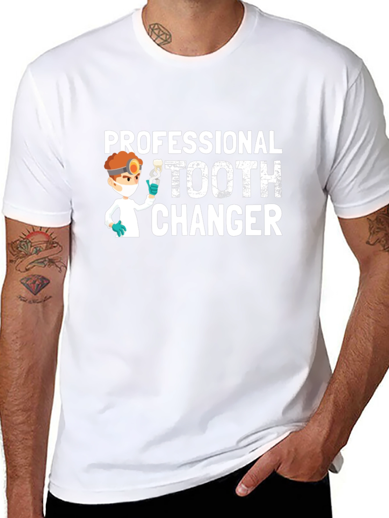 Professional Tooth Changer T-Shirt - Dentist Humor Tee