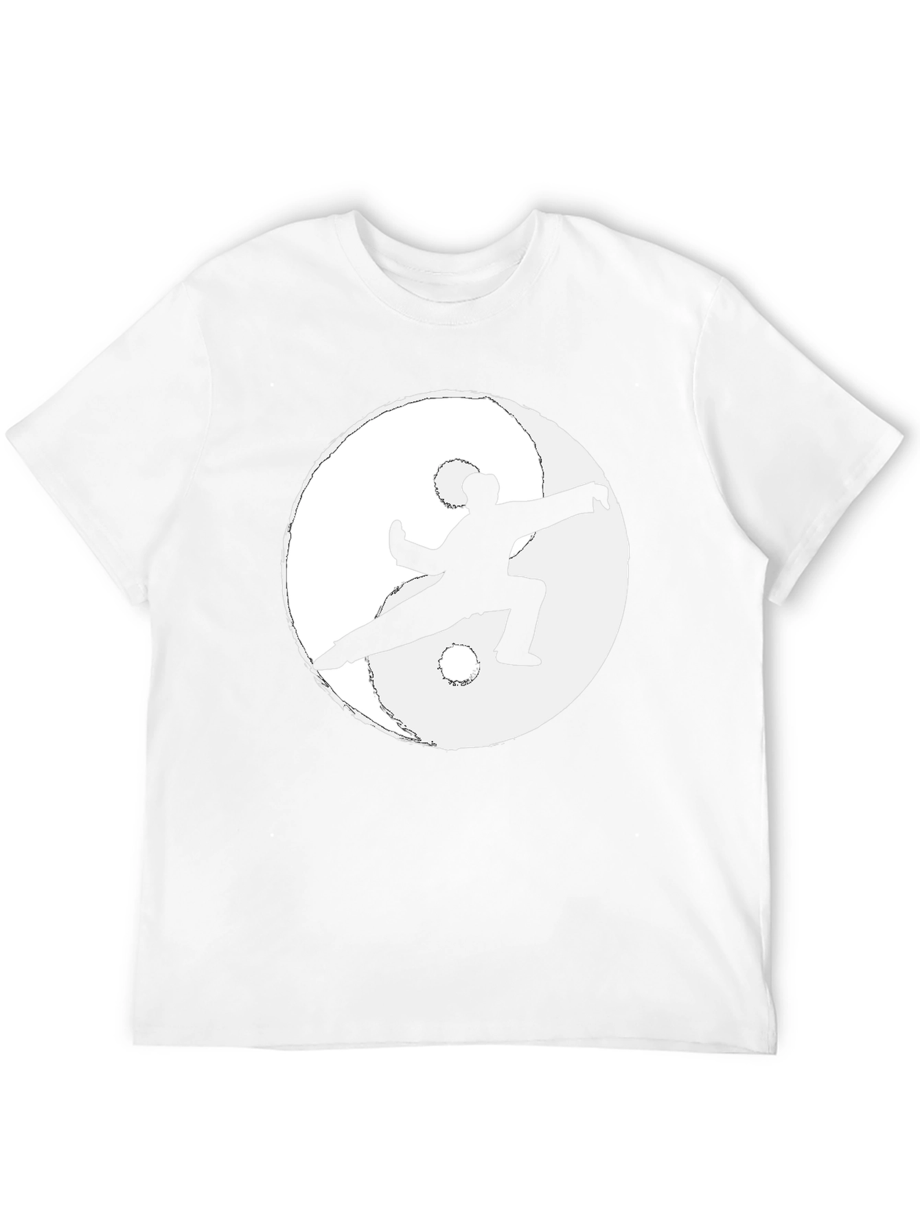Yin Yang Martial Arts Black T-Shirt