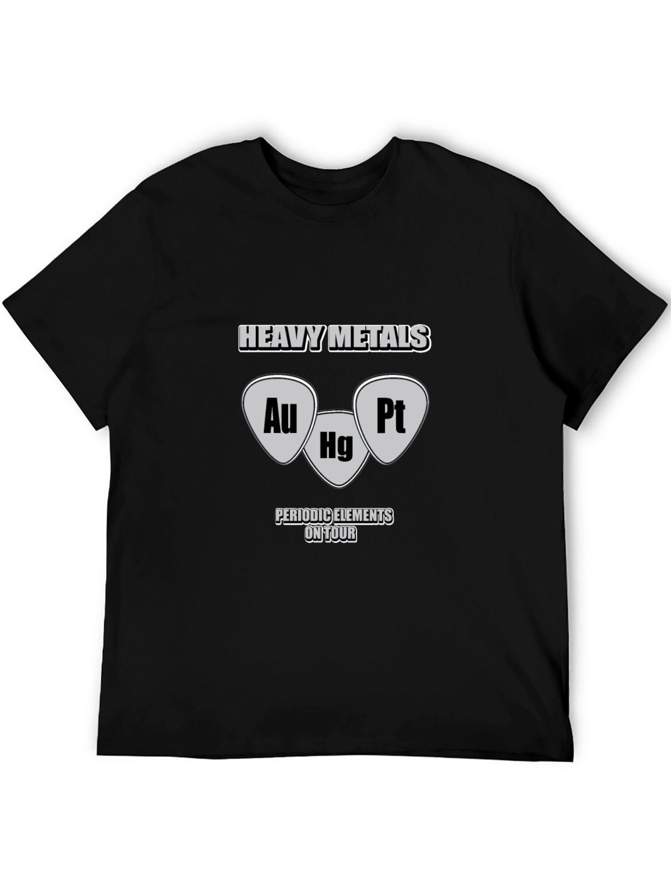 Heavy Metals Periodic Elements Tour Graphic T-Shirt