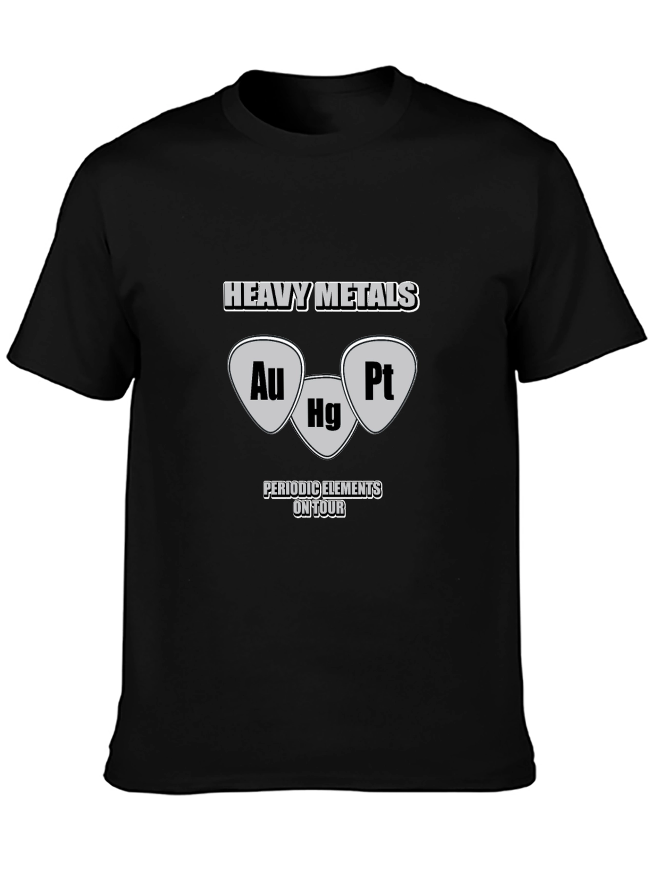 Heavy Metals Periodic Elements Tour Graphic T-Shirt