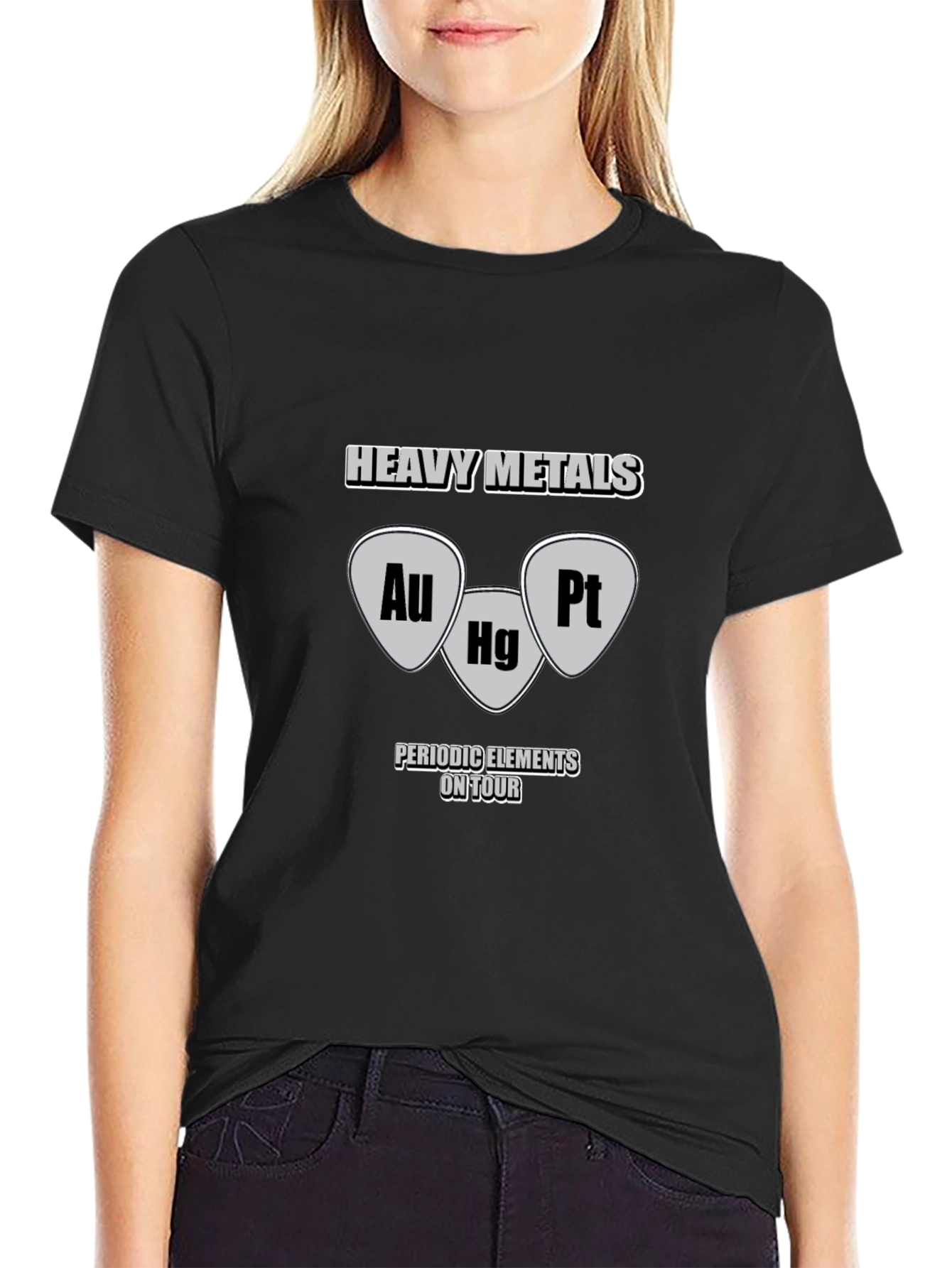 Heavy Metals Periodic Elements Tour Graphic T-Shirt