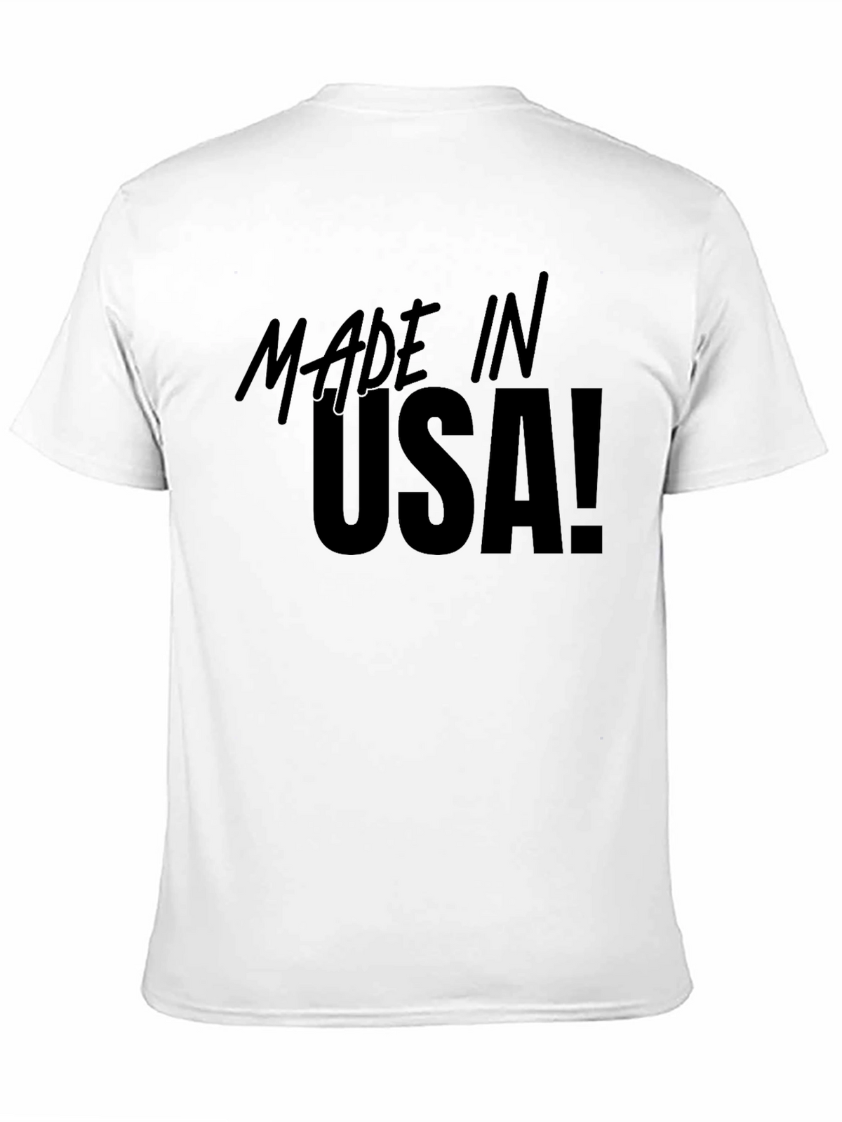 Made in USA Black Graphic Tee - Patriotic Pride