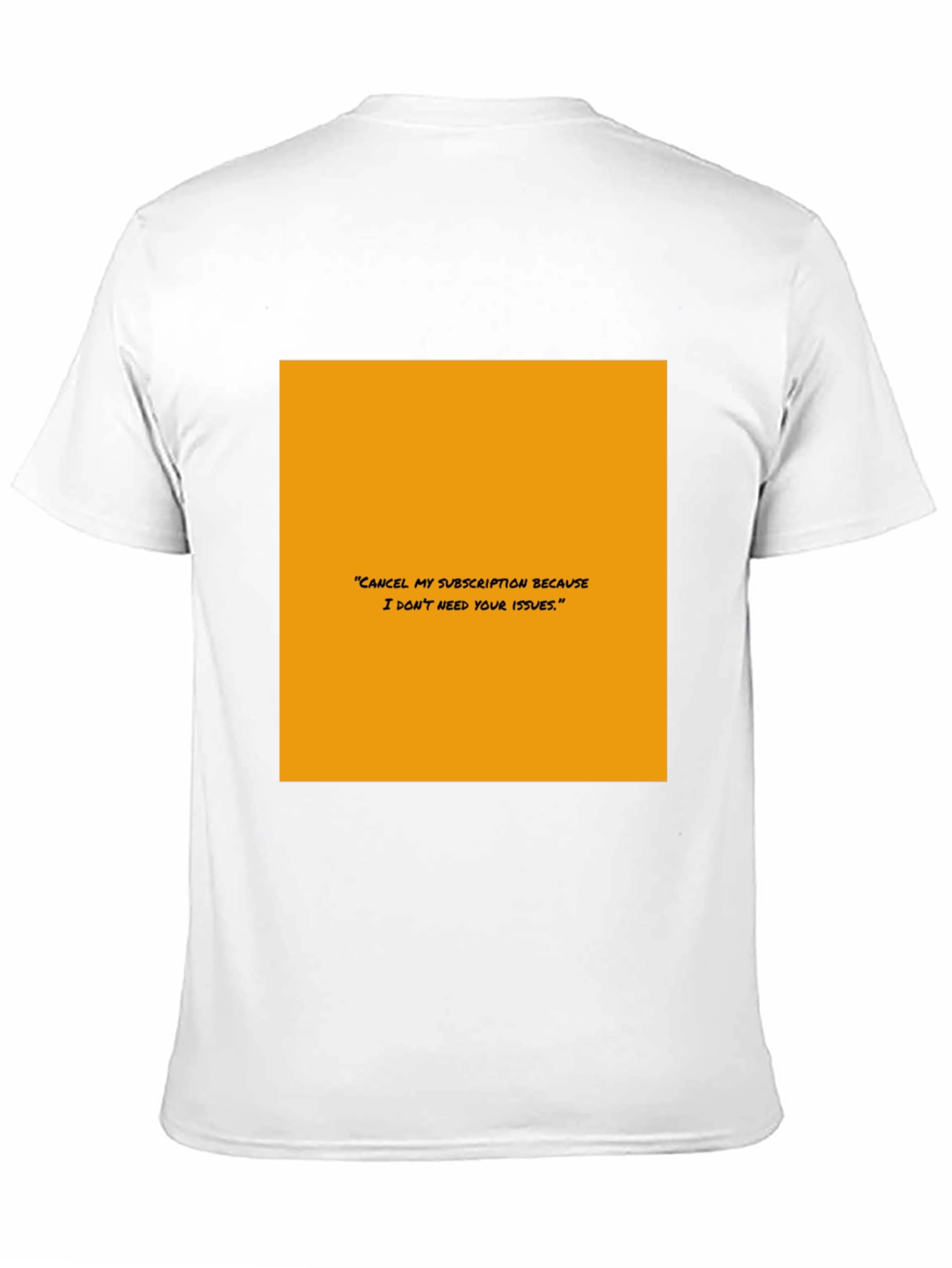 Subscription Diss T-Shirt - Bold Statement Tee