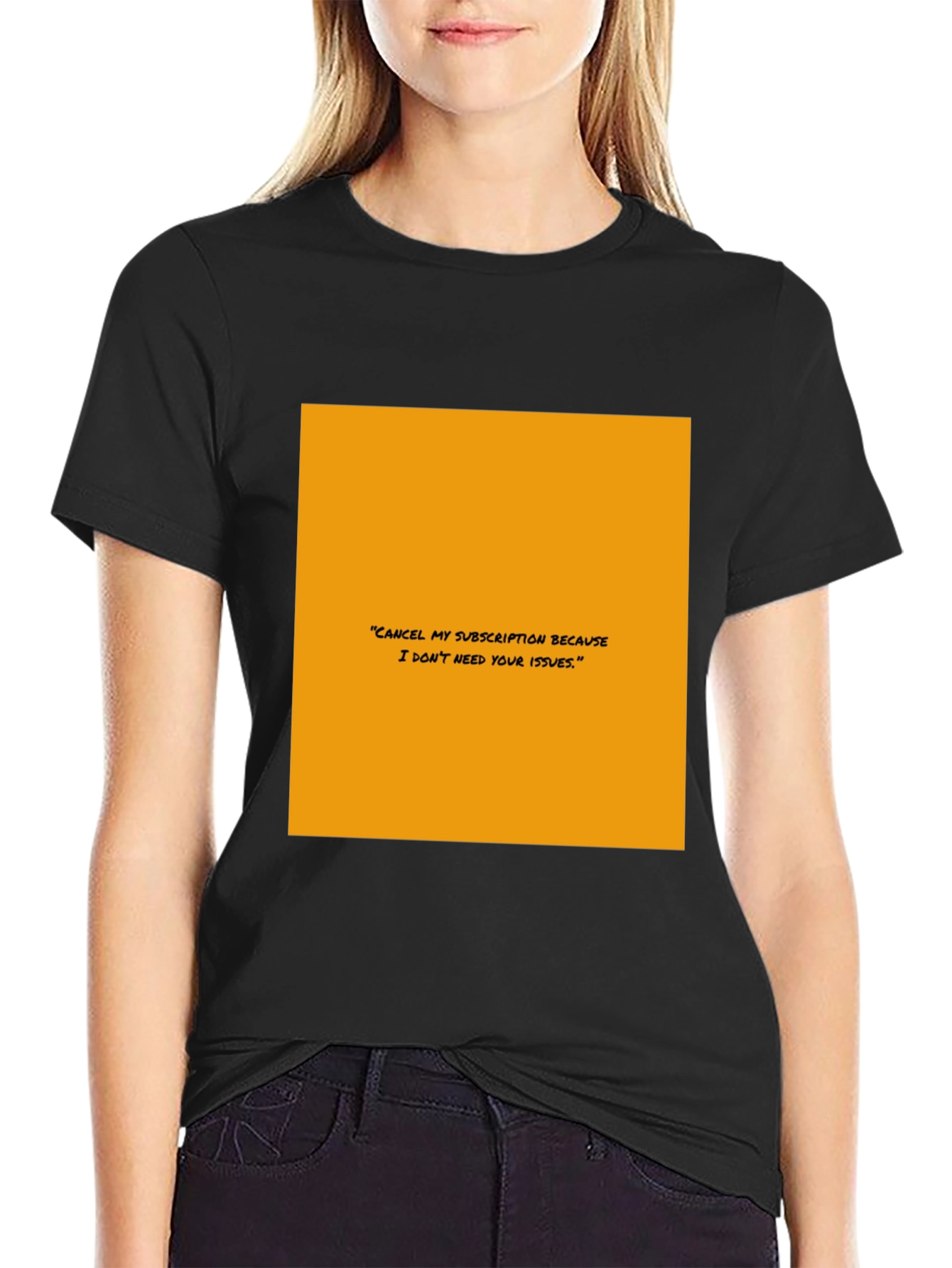 Subscription Diss T-Shirt - Bold Statement Tee
