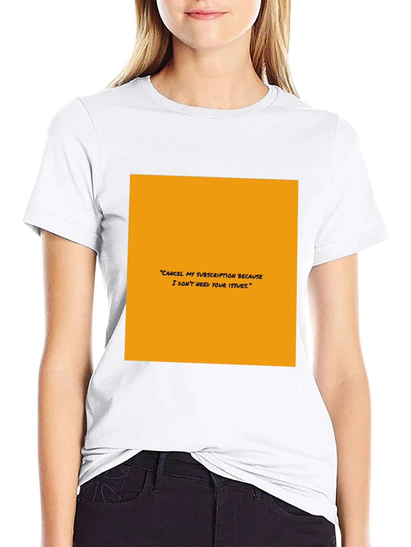 Subscription Diss T-Shirt - Bold Statement Tee