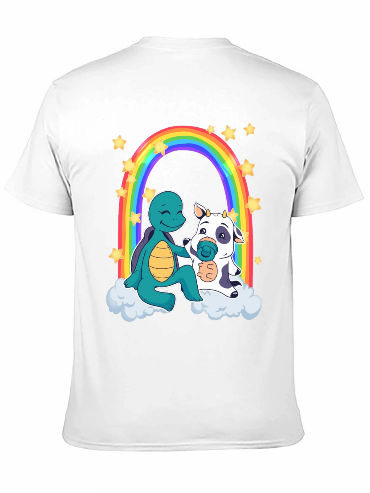 Turtle & Cow Rainbow T-Shirt