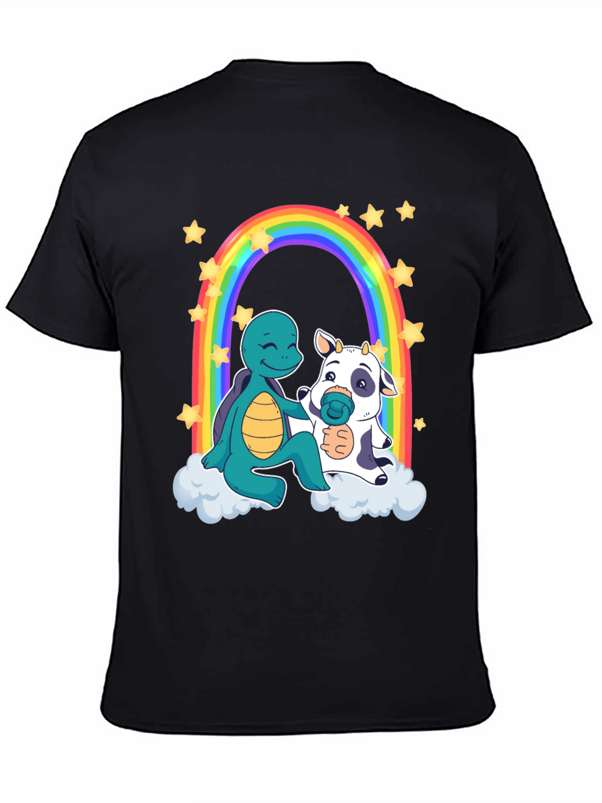 Turtle & Cow Rainbow T-Shirt
