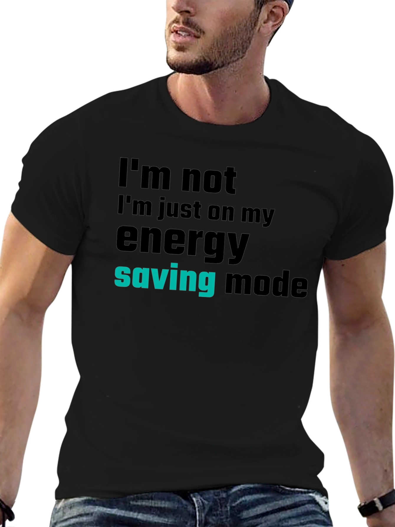 Energy Saving Mode T-Shirt - Funny Graphic Tee