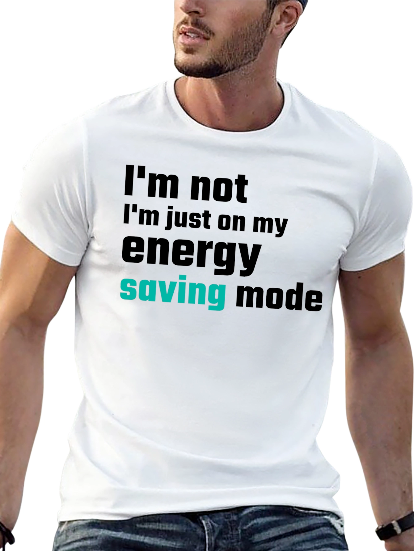 Energy Saving Mode T-Shirt - Funny Graphic Tee