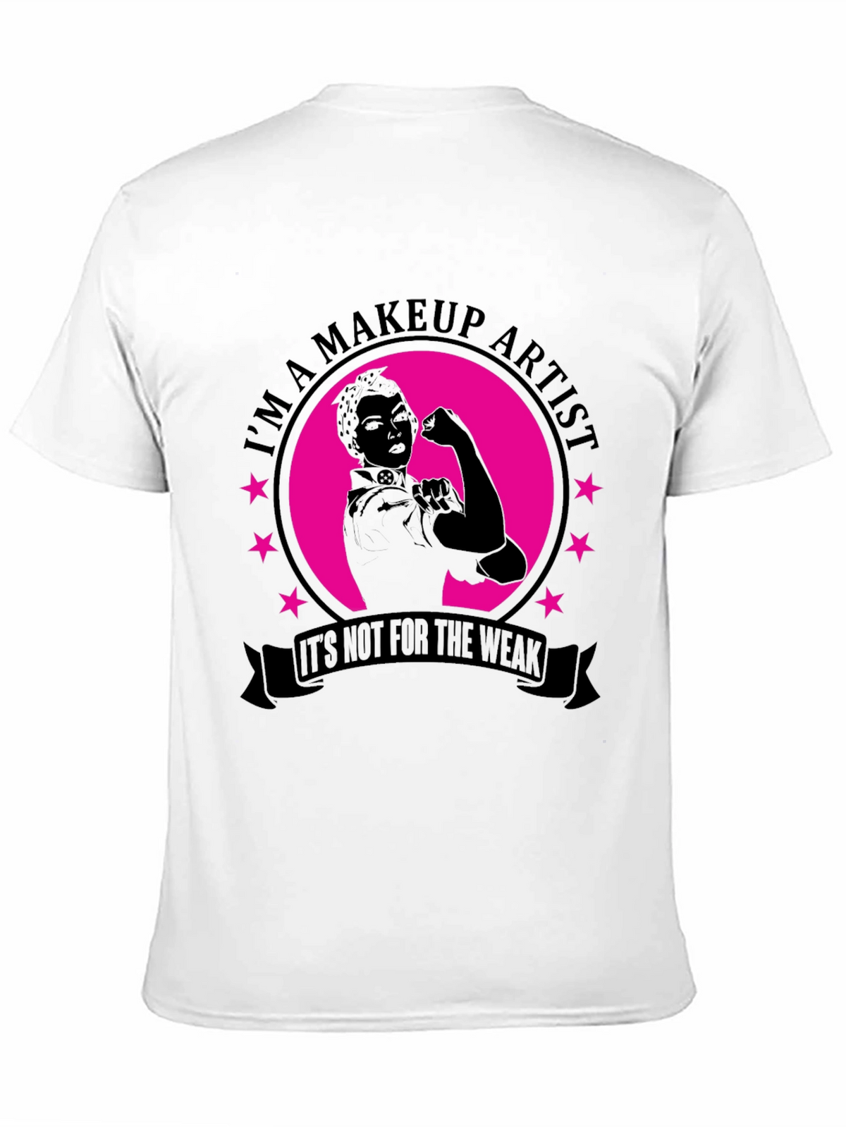 Makeup Artist Rosie the Riveter Style T-Shirt