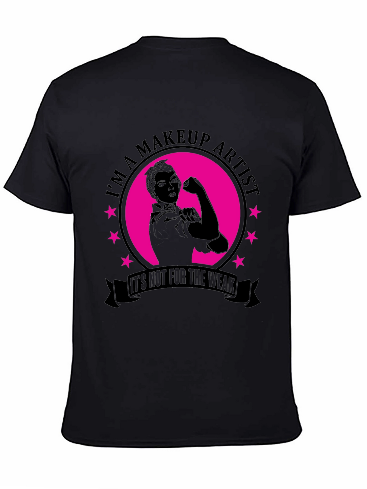 Makeup Artist Rosie the Riveter Style T-Shirt