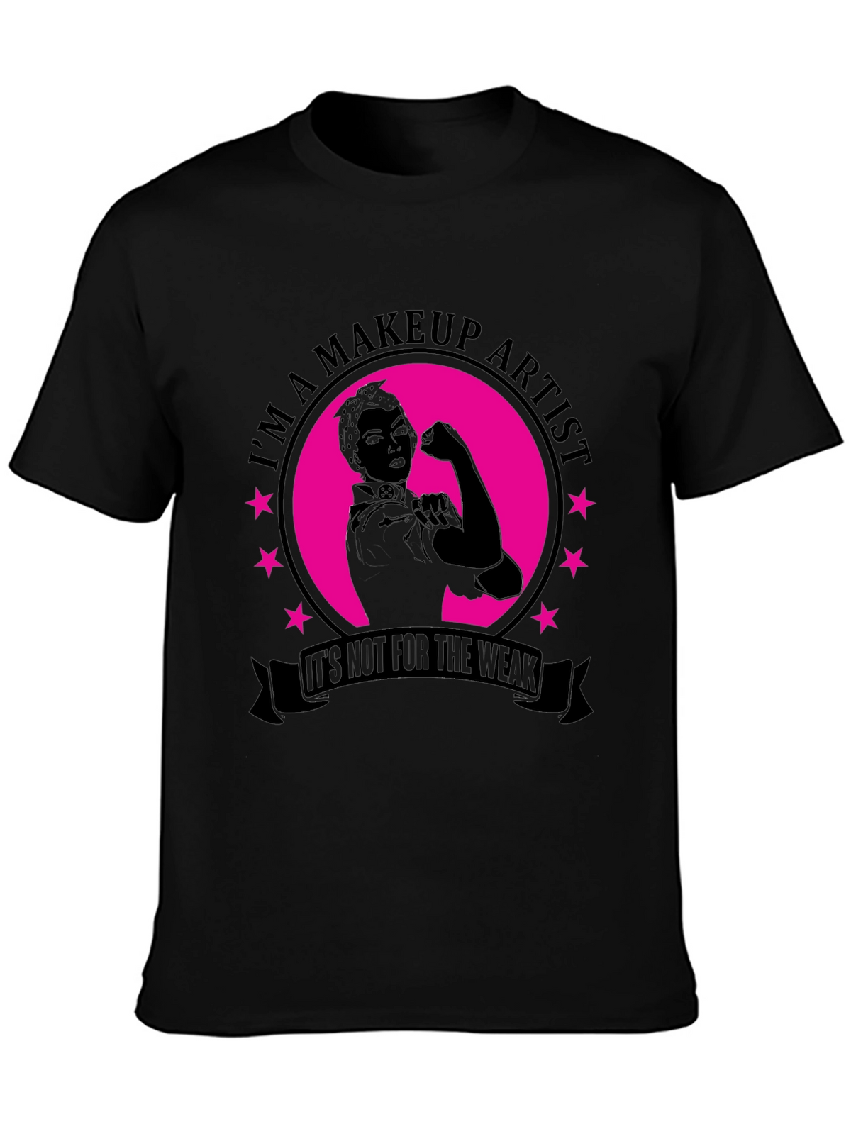 Makeup Artist Rosie the Riveter Style T-Shirt