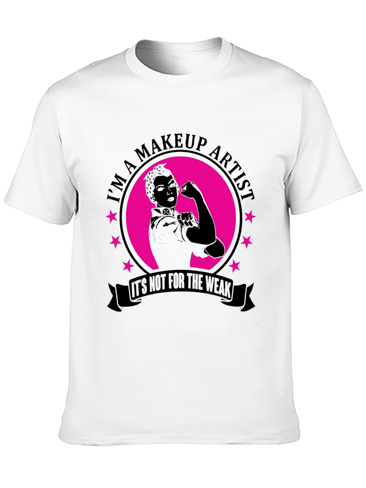 Makeup Artist Rosie the Riveter Style T-Shirt